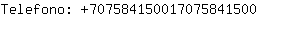 Telefono: 70758415001707584....