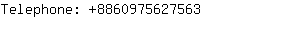 Telephone: 886097562....