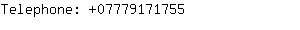 Telephone: 0777917....