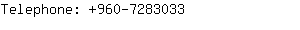 Telephone: 960-728....