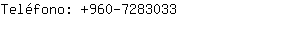 Teléfono: 960-728....