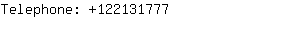 Telephone: 12213....