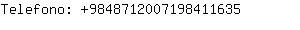 Telefono: 984871200719841....