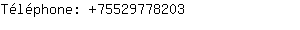 Téléphone: 7552977....