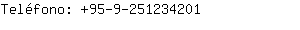 Teléfono: 95-9-25123....