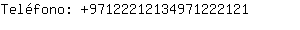 Telfono: 9712221213497122....