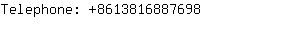 Telephone: 861381688....