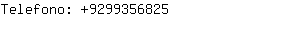 Telefono: 929935....