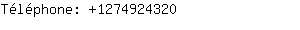 Téléphone: 127492....