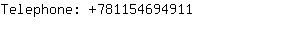 Telephone: 78115469....