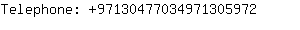 Telephone: 9713047703497130....