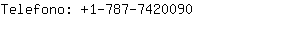 Telefono: 1-787-742....