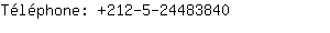 Tlphone: 212-5-2448....