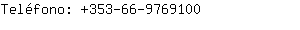 Telfono: 353-66-976....