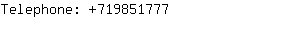 Telephone: 71985....