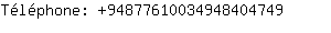 Tlphone: 9487761003494840....