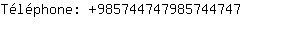 Tlphone: 98574474798574....