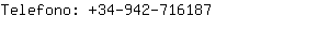 Telefono: 34-942-71....