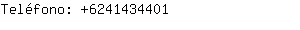 Teléfono: 624143....