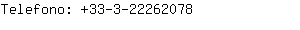 Telefono: 33-3-2226....