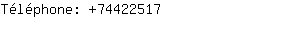 Téléphone: 7442....