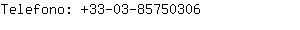 Telefono: 33-03-8575....