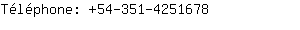 Tlphone: 54-351-425....