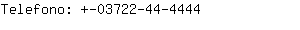 Telefono: -03722-44-....