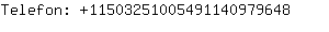 Telefon: 1150325100549114097....