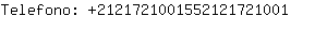 Telefono: 212172100155212172....