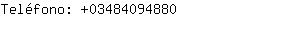 Teléfono: 0348409....