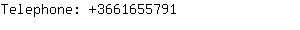 Telephone: 366165....