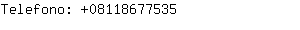 Telefono: 0811867....