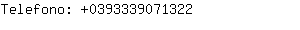 Telefono: 039333907....