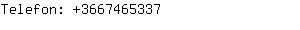 Telefon: 366746....