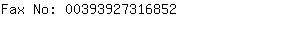 Fax No: 0039392731....