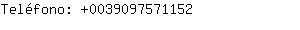 Telfono: 003909757....