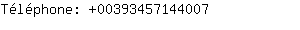 Tlphone: 0039345714....