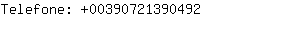 Telefone: 0039072139....