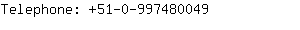 Telephone: 51-0-99748....