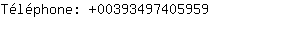 Tlphone: 0039349740....