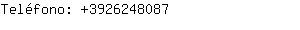Teléfono: 392624....