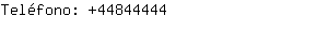 Teléfono: 4484....