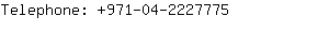 Telephone: 971-04-222....