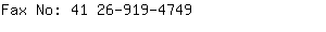 Fax No: 41 26-919-....