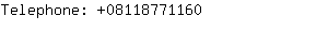 Telephone: 0811877....