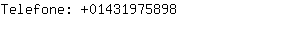 Telefone: 0143197....