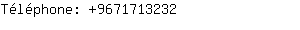 Téléphone: 967171....