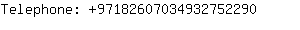 Telephone: 9718260703493275....