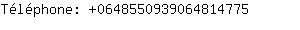 Tlphone: 064855093906481....